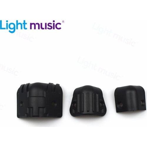 8pcs Black Guitar AMP Stage Speaker Cabinet Corner Protectors 2 Hole Amplifier Corner Plastic
