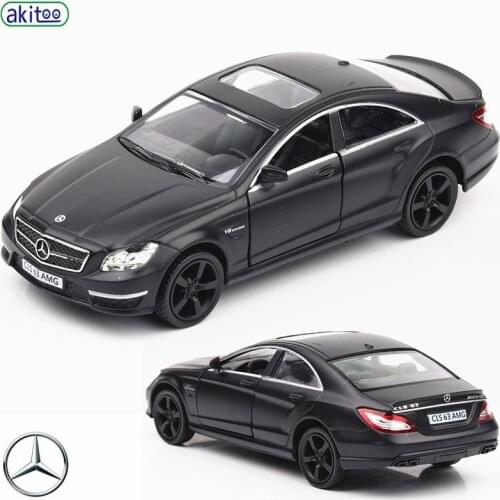 Akitoo Mercedes-Benz Cls alloy car model simulation pull back car model 1:36 coupe cake decoration #2442