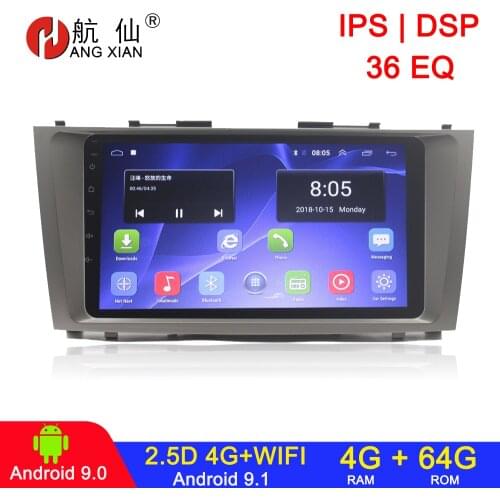 Car Radio For Camry 6 XV 40 50 2006-2011 Car Radio Multimedia Video GPS Navigation Android 9.1 2din 2 din car radio 4G 64G