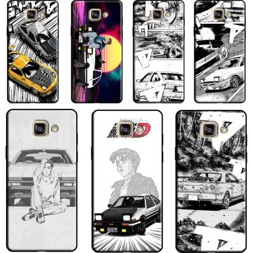 Initial D Case For Samsung Galaxy J1 J3 J5 J7 A3 A5 2016 2017 J2 Core J4 J6 Plus J8 A6 A7 A8 A9 2018