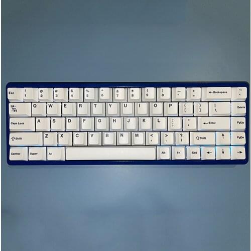 Pure White Black Character Keycaps For Cherry Mx Gateron Kailh Box TTC Switch Mechanical Keyboard 108 Cherry Profile PBT Key Cap