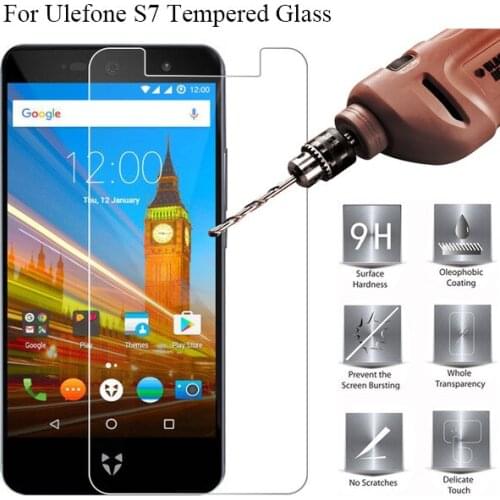 For Ulefone S7 Tempered Glass 9H 2.5D 100% High Quality Screen Protector Film For Ulefone S7 Mobile Phone Glass Protective Flim