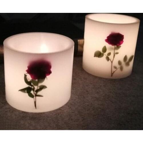 Hollow Candle Making Mold Mould for Handmade Wedding Scented Candle 50x50mm