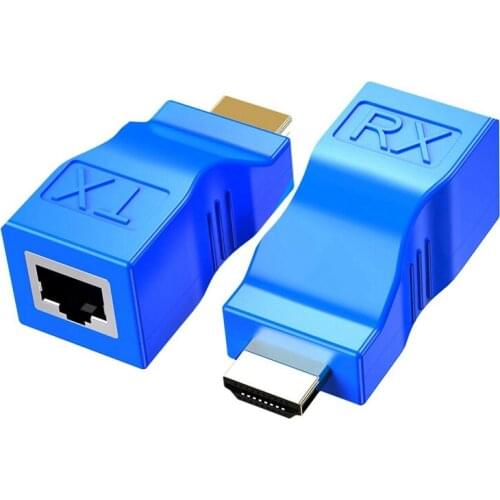 HDMI to RJ45 Network HDMI Repeater 2 PCS HDMI Extender Transmitter and Receiver Network