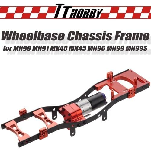 TTHOBBY Wheelbase Chassis Frame RC Body Kit Upgrade Truck Car Spare Parts Shell for MN90 MN91 MN40 MN45 MN96 MN99 MN99S RC Car