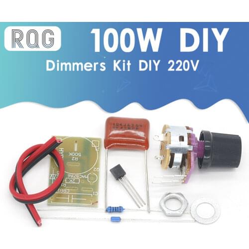 100W Dimmer Module DIY Kit with Switch Potentiometer Speed Regulation Module for Arduino Electronic Suite laboratory