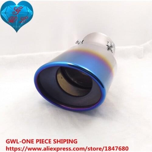 Exhaust Straight Muffler PIPE Modified Tail Liner-Pipe FOR Honda CRV 2012 Special End Tube Tip Inlet 76mm Length 175mm