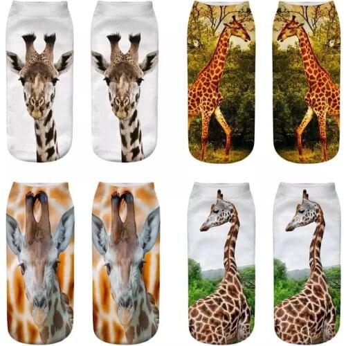 Giraffe Series 3D Printed Socks,man and women socks, Fashion funny cute lovely socks, a variety of styles can be selected