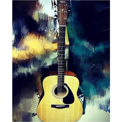 New Arrivals 5D DIY Full Round/Square Diamond Painting Guitar 3D Embroidery Cross Stitch Rhinestone Mosaic Home Decor Art Y961