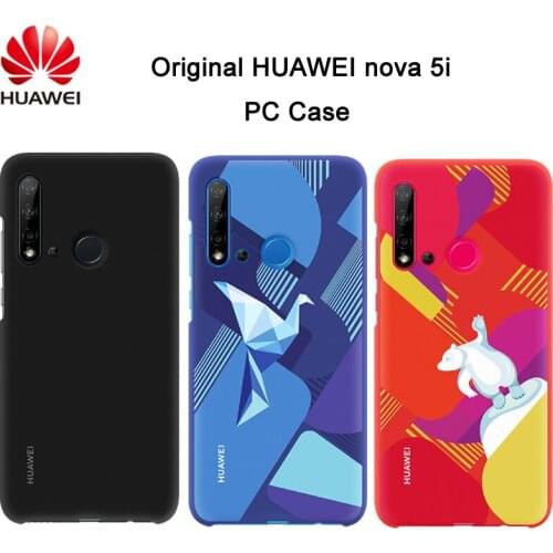 Original HUAWEI nova 5i Case Plastic PC Back Cover Hard Protective Shell Capa Case for nova 5i