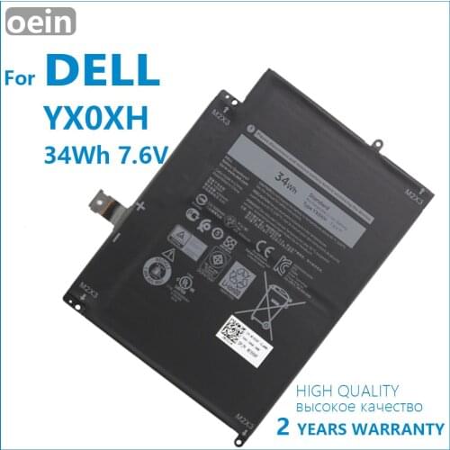 Oein Genuine YXOXH 0WYCVV C668F 0C668F Original quality laptop battery for 7285 T02J 7.6V 34WH 4250mah