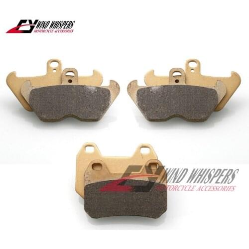 Copper fiber Front Rear Brake Pads For BMW K1200LT K1200 LT K 1200 LT Integral ABS & STD ABS Models 1997-2000