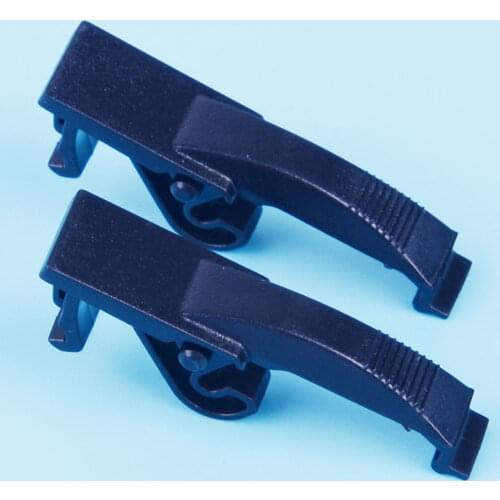 Beler 2Pcs Plastic Black RS4 8E0955247 Front Wiper Blade Arm Retraining Clip Adaptor Connectors Fit for Audi A4 B6 B7