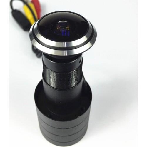 Wide Angle 800tvl CCD Wired Mini Door Eye Hole Video Camera Color