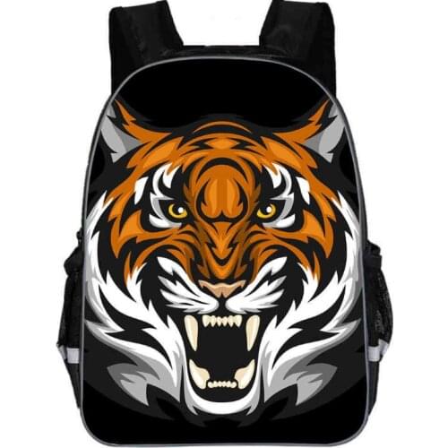 Cartoon animal/ The tiger School Backpack for Teenage Boys Girls Children SchoolBag Student Book Bags Breathable Mochila Escolar