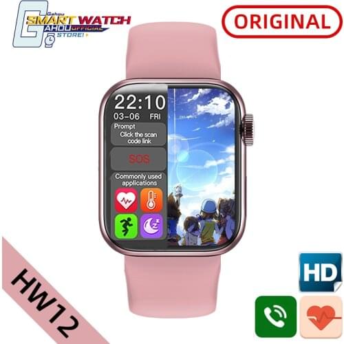 HW12 Smart watch 2021 For women clock Bluetooth Heart Rate Monitor for IOS redmi OPPO Huawei PK amazfit gts 2 gtr 2 w26 fk88 w34
