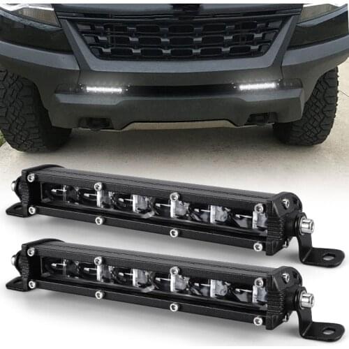 6D Ultra Slim led work light bar 7 inch Driving Fog Lamp 4x4 led bar for Motorcycle Offroad 4WD SUV ATV Tractor trucks 12V 24V