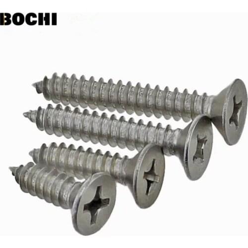 GB/T846 20PCS Flat head screws self-tapping screws 316 stainless steel M3.5 M4 screws KA screws