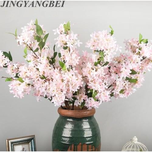 Outstanding Artificial Silk Lilac Flowers 1 Bouquet Lilac simulation silk flower bride bouquet New Year home decoration wedding