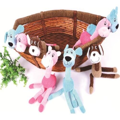 Funny Pet Dog Toys Chew Squeaker Animals Toys Plush Puppy Honking Toys For Puppy Kitten Chew Squeak Toys Dogs Supplies Chew Toys