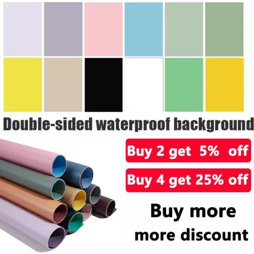Photography background paper photophones backdrops morandi 57*87cm 2 sides solid color green screen photo studio[buy 4 free 1]]