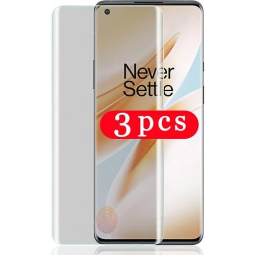 3Pcs tempered glass for oneplus Z Nord protective film for oneplus 6 6T 7 7T 8 pro phone screen protector on glass smartphone