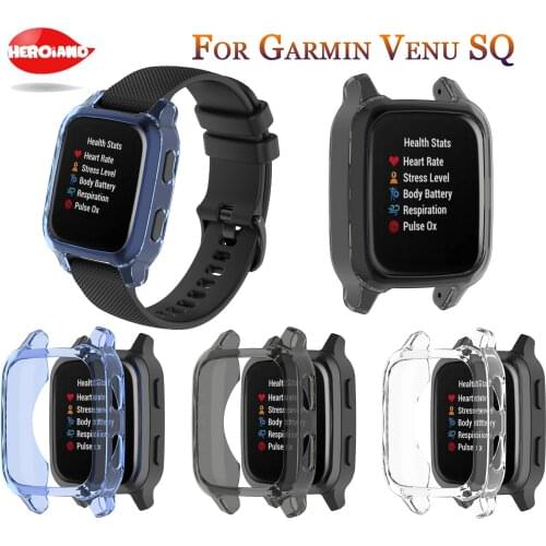 Protector Case Cover For Garmin Venu SQ Protective Shell Anti-scratch Shockproof Frame Bumper For VenuSQ Smart Watch Accessories