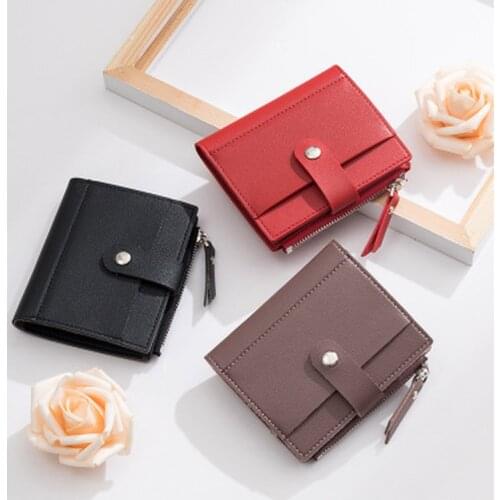 Fashion Women Wallet for Credit Cards Small Leather Short Womens Wallets and Purses