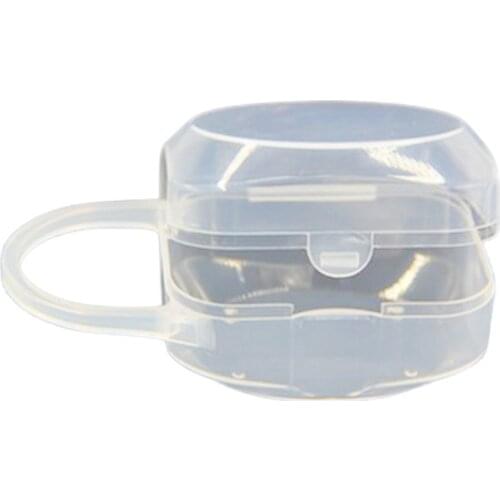 1PCS Baby Solid Pacifier Box Soother Container Holder Pacifier Box Travel Storage Case Safe Holder Pacifier PP Plastic Box