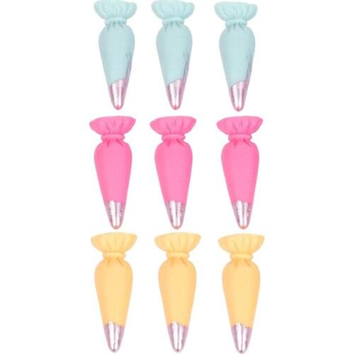 10Pcs Mixed Resin Flatback Cream Glue Embellishment Cabochon Kawaii Decoration Scrapbooking Diy Craft Supplies Accessories 2021