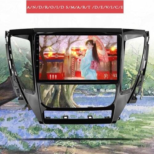9'' IPS Screen Android10 128GB Car Radio Stereo Multimedia Player For Mitsubishi Pajero 2016 2018 Tape Recorder Head Unit GPS