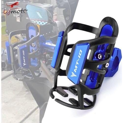 For Yamaha MT-07 MT-09 MT10 MT25 MT07 MT09 MT10 MT25 Motorcycle Accessories Holder CNC Aluminum Beverage Water Bottle Cage