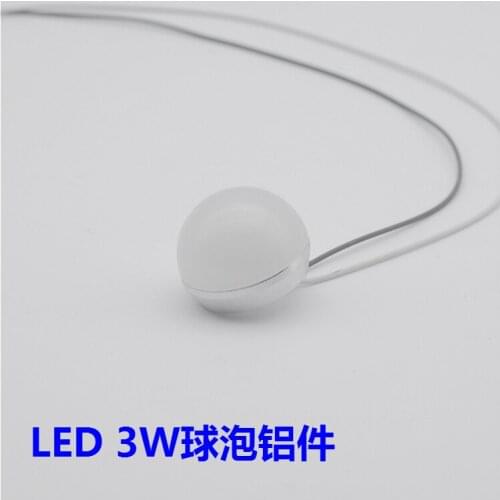 LED bulb aluminum parts 3W wafer Plastic aluminum housing led tube light Lighting accessories wholesale