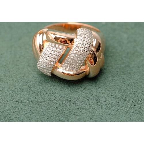 Amorita boutique 925 Weaving modelling design fashion ring