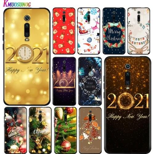 Christmas happy New Year For Redmi 10X 9 9C 9A 9I 9T 8 8A 7 7A 6 6A 5 5A 4X K30 K20 S2 5G Ultra Prime Pro Plus Phone Case