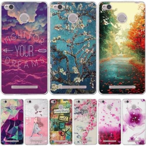 Case For Xiaomi Redmi 3 Pro 3s Redmi 3s Painting Phone Back Cover FOR Xiaomi Redmi 3 Pro Case Redmi 3S 3 S Pro Soft Silicon Case