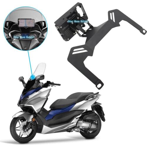 For Honda For Forza 125 250 300 MF13 2018 2019 Motorcycle Accessories Windshield Mount Navigation Bracket GPS Smartphone Holder