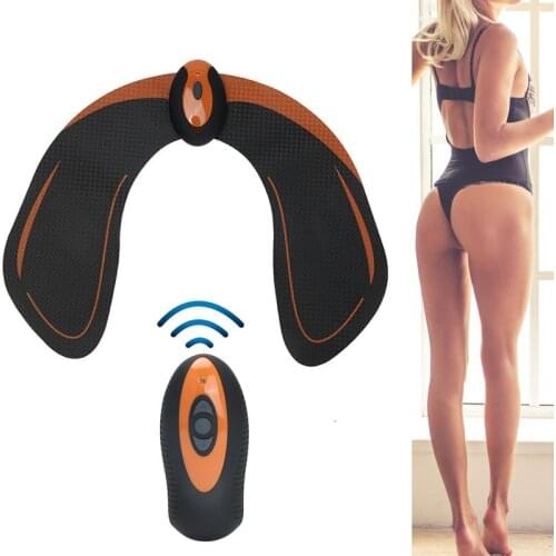 EMS Wireless Muscle Stimulator Smart Fitness Hip Training Device Electric Weight Loss Stickers Body Slimming Belt Unisex