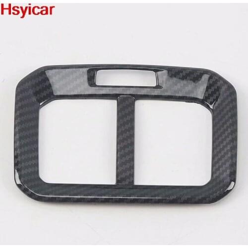 Hsyicar For Volkswagen Tiguan MK2 2017 2018 2019 Rear Air Condition Vent AC Outlet Sticker Cover Trim InteriorAccessories ABS SS
