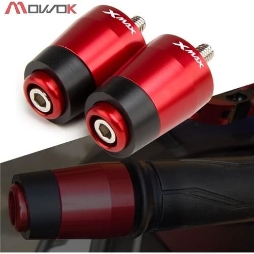 For YAMAHA XMAX 300 X-MAX 300 2017-2020 Motorcycle RED CNC Aluminum handle Bar Ends XMAX300 Handlebars Grips Accessories