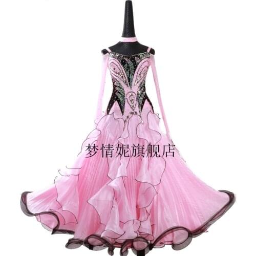 Handmade Dance Dress/Standard Ballroom Competition Dress Ballroom Dancing Dress Newest Design Woman Modern Waltz Tango Dance