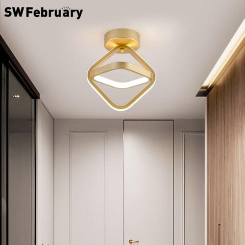 SWFebruary Led Ceiling Lamp For Corridor Aisle Cloakroom Modern Chandelier In The Hallway Balcony Home Decor Light Fixture