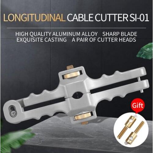 Knife Longitudinal Opening Longitudinal Sheath Cable Slitter Fiber Optical Cable Stripper