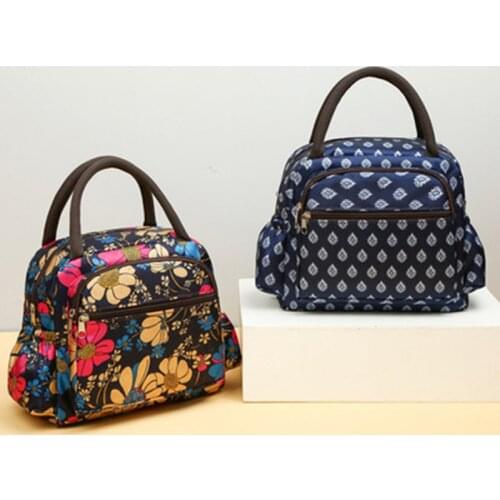 Handbag new Oxford cloth hand bag lunch small cloth bag portable lunch box large capacity mommy multi-purpose cosmetic bag 2021