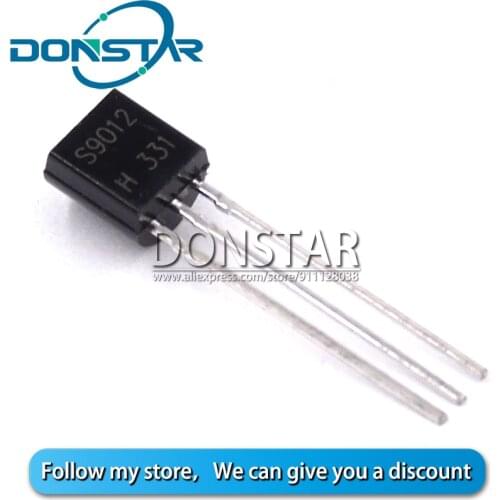 100pcs S9012 9012 TO-92 TO92 triode transistor new