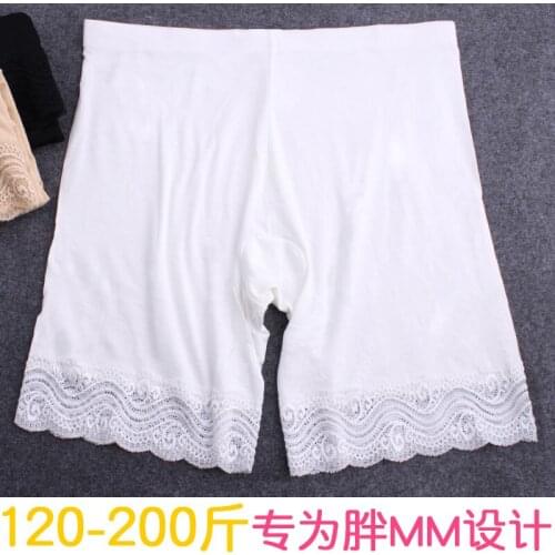 In the panties plus 100 KGS of fertilizer cuecas XL MS Lace Leggings knickers thin fat pants anti lady security underpants