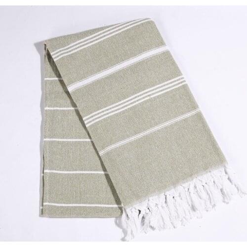 Turkish Tassel Bath Towel Soft Terry Cloth Striped Adult Beach Towels Travel Camping Shawl Sunscreen Tassel Tapestry 100x180cm