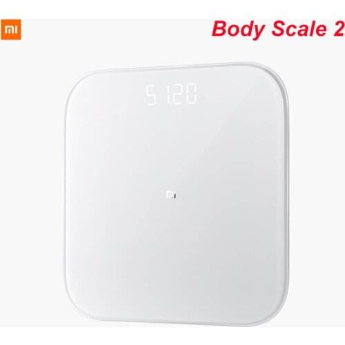 Newest Original Xiaomi Smart Weight Scale 2 Health Weight Scale Bluetooth 5.0 Digital Scale Support Android 4.3 iOS 9 Mifit APP