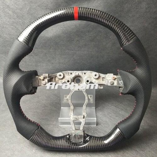 100% Real Carbon Fiber Steering Wheel For Infiniti FX35 FX37 QX70 Nissan 370Z 2009 2010 2011 2012 2013