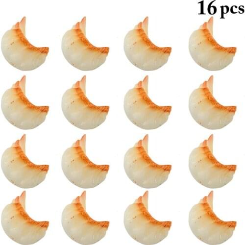16pcs Lifelike Artificial Food Realistic Dumpling Fake Food Photo Prop Display Model Home Decor Accessories Photography Props